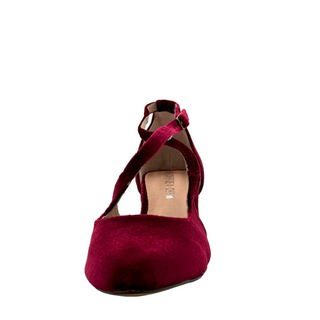 Oren Velvet Mary Jane Heels - Glamourous Grace