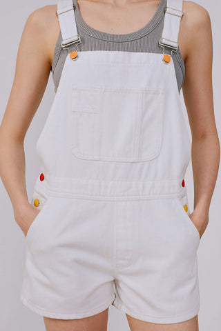 Rainbow Overall Shorts HJ109 - Glamourous Grace