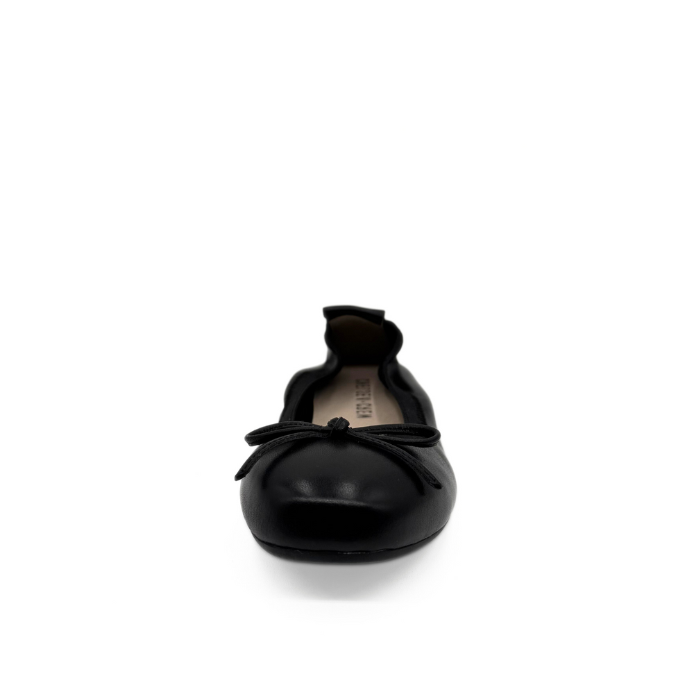 Jamie Leather Ballerina Flat - Glamourous Grace