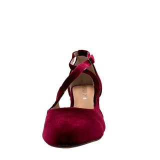 Oren Velvet Mary Jane Heels - Glamourous Grace