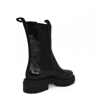 Sherry Patent Lugsole Booties