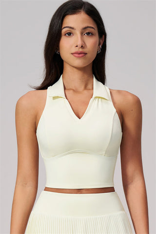 The Ziv Polo Crop Top Tennis Dress 2-Piece Set