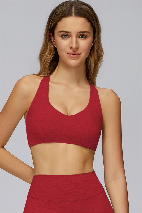 The Radiance Racerback Sports Bra - Glamourous Grace