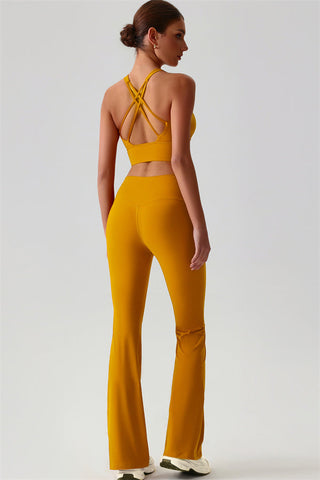 The Brave Sports Bra Flared Leggings 2-Piece Set