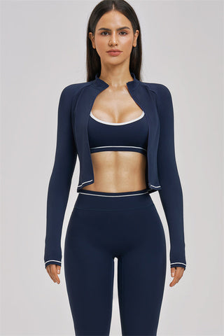 The Unbound Jacket Sports Bra Leggings 3-Piece Set