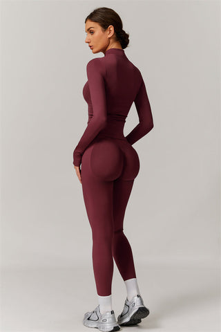 The Nova Luxe Jacket Sports Bra Leggings 3-Piece Set