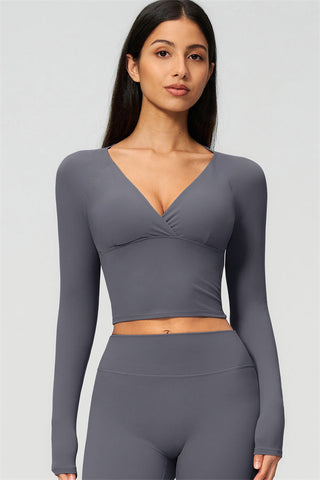 The Lox Long Sleeve Crop top Leggings 2-Piece Set