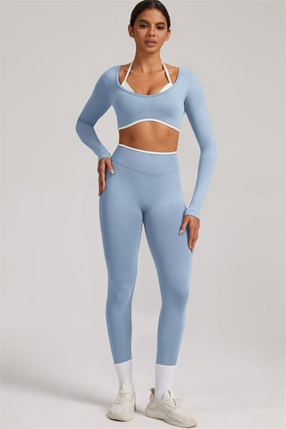 The Elevate Long Sleeve Crop top