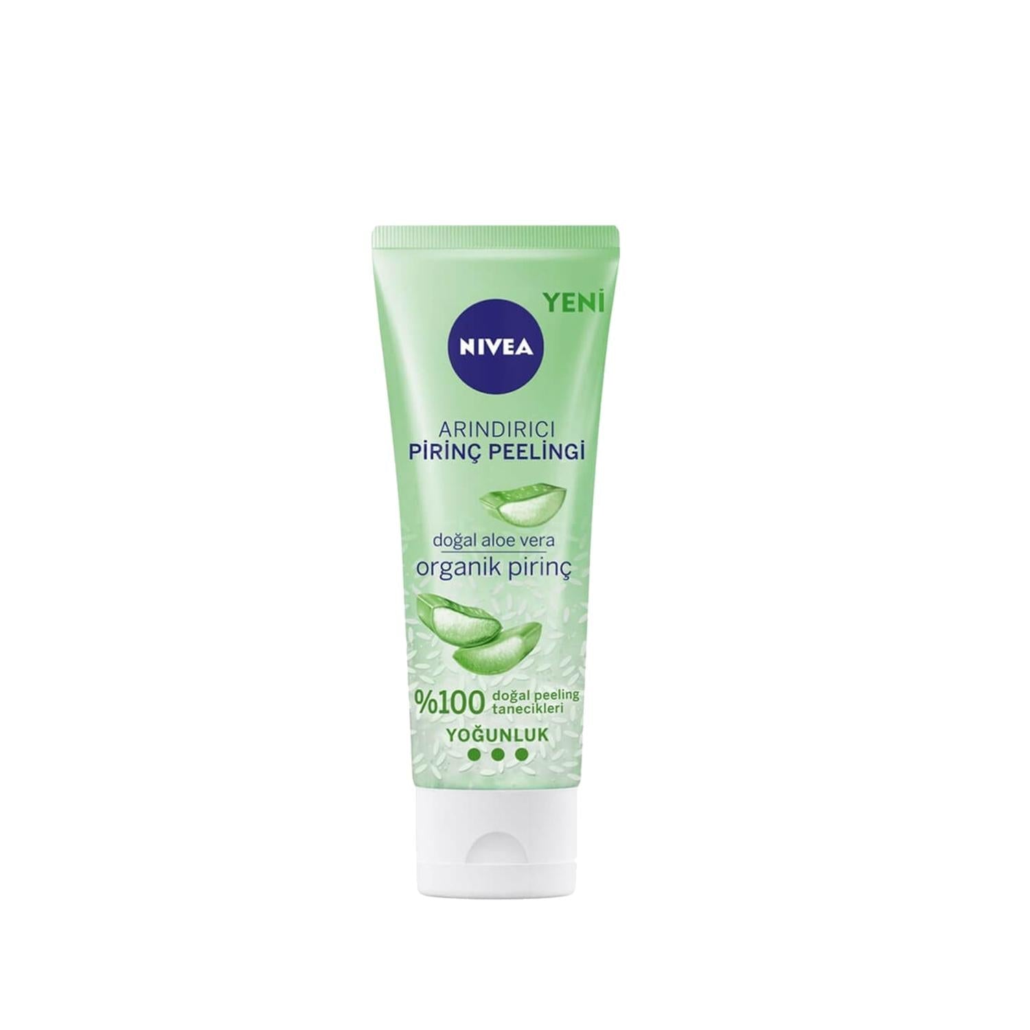 Nivea Exfoliating Body Scrub with Rice Extract - Gentle Exfoliant for Sensitive Skin, 2.54 fl oz - Glamourous Grace
