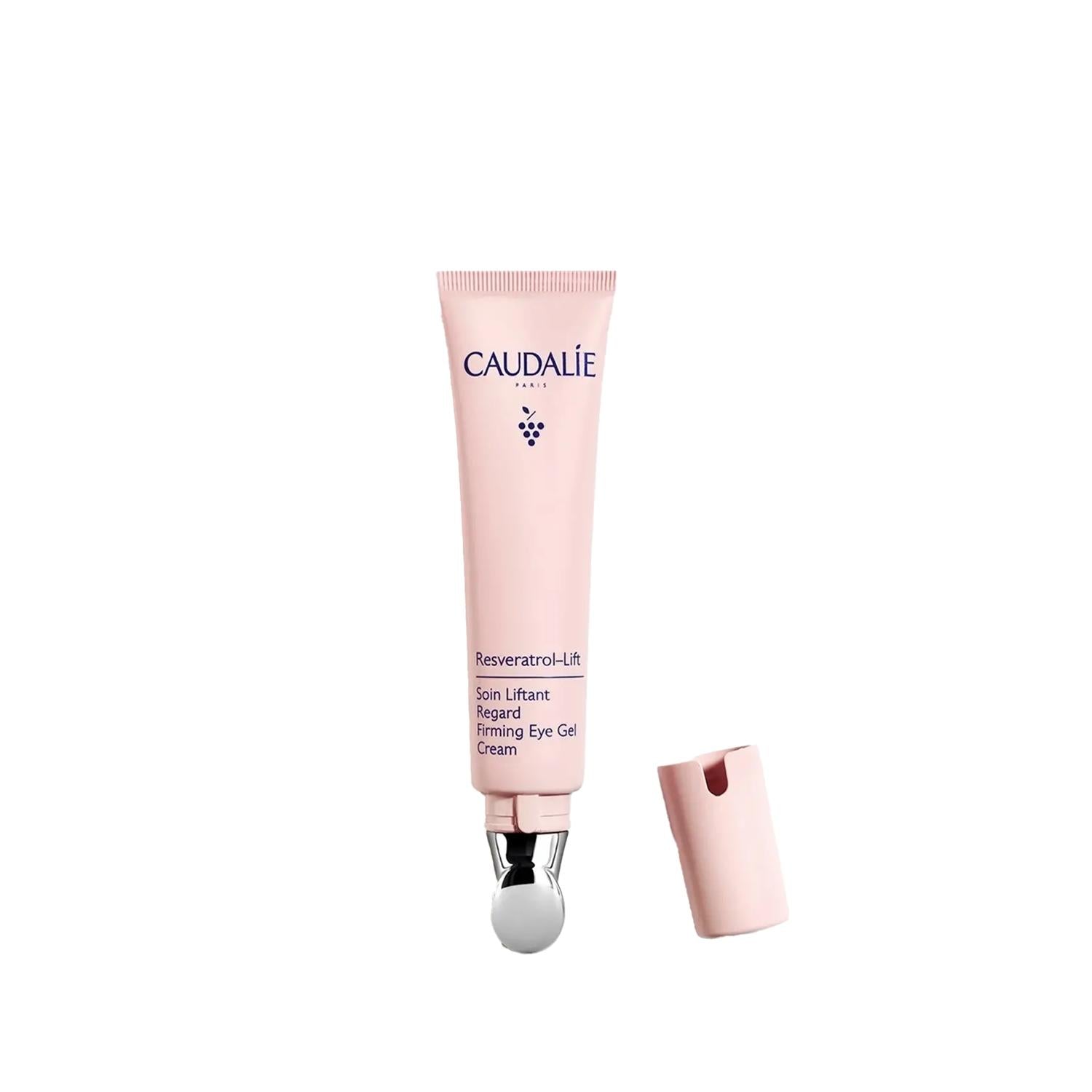 Caudalie Resveratrol-Lift Anti-Aging Eye Care Cream & Firming Gel - 15ml, Reduces Fine Lines & Wrinkles - Glamourous Grace