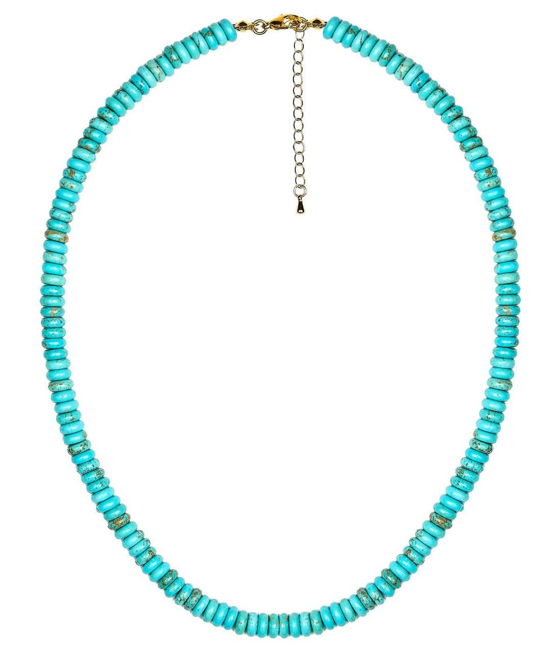 8mm Tradd  Turquoise Necklace  - Belle of the Ball Collection - Glamourous Grace