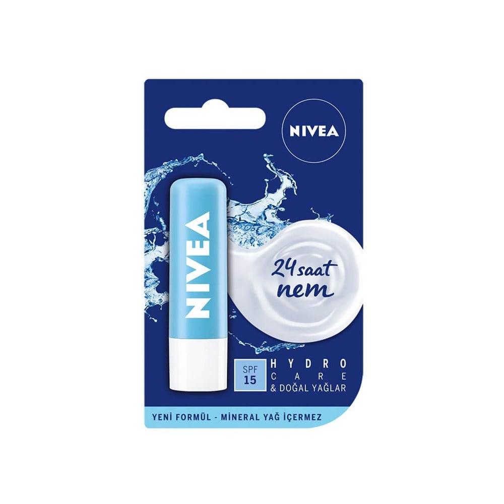Nivea Lip Stick Hydro Care SPF15 - 24 Hour Moisturizing Lip Care with Sun Protection - Glamourous Grace
