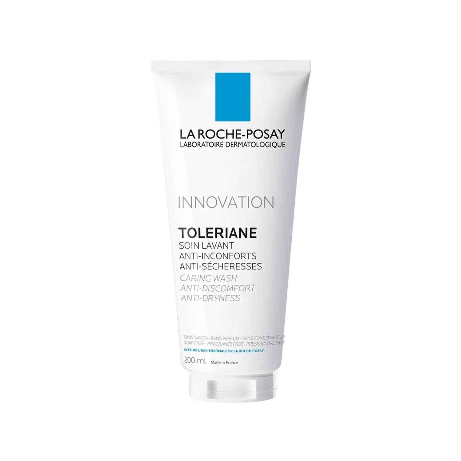 La Roche Posay Toleriane Caring Wash Facial Cleansing Gel for Sensitive Skin - Gentle, Dermatologically Tested, 200ml - Glamourous Grace