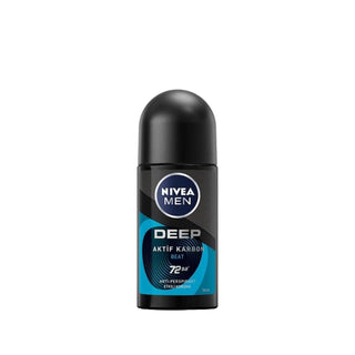 Nivea Men's Activated Carbon Roll-On Deodorant - Long Lasting Odor Protection & Freshness - Glamourous Grace