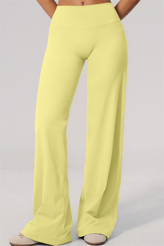 The Twirl Open Back Sports Bra Straight Leg Pants 2-Piece Set