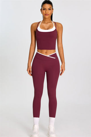 The Dwell Crop Top Leggings 2-Piece Set