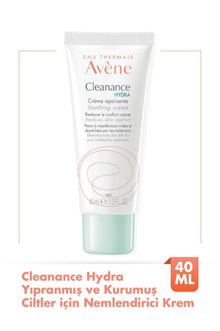 Avene Cleanance Hydra Cream 40ml - Soothing Moisturizing Cream for Sensitive Oily Skin - Glamourous Grace