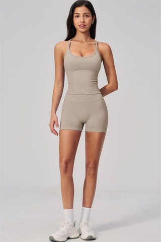 The Horizon Crop Top Shorts 2-Piece Set