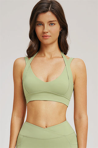 The Sizzle Sports Bra Flared Leggings 2-Piece Set