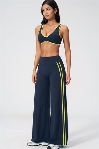 The Evoke Sports Bra Straight Leg Pants 2-Piece Set