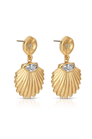 Santorini Shell Drop Earrings