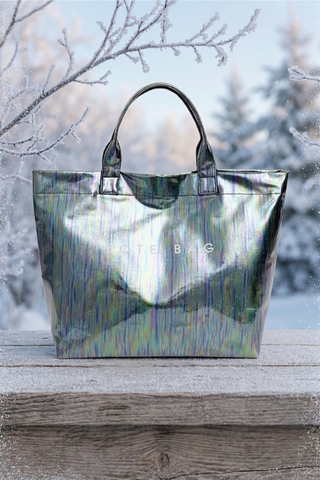 SC - ETA 9/8-9/22 Multicolor Iridescent Vinyl TOTE BAG - Glamourous Grace