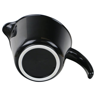 Reston Lloyd Melamine Batter Bowl with Pour Spout and Detachable Handle, Black