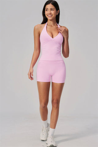 The Align V-Halter Top Shorts 2-Piece Set
