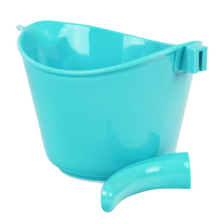 Reston Lloyd Melamine Batter Bowl with Pour Spout and Detachable Handle, Turquoise