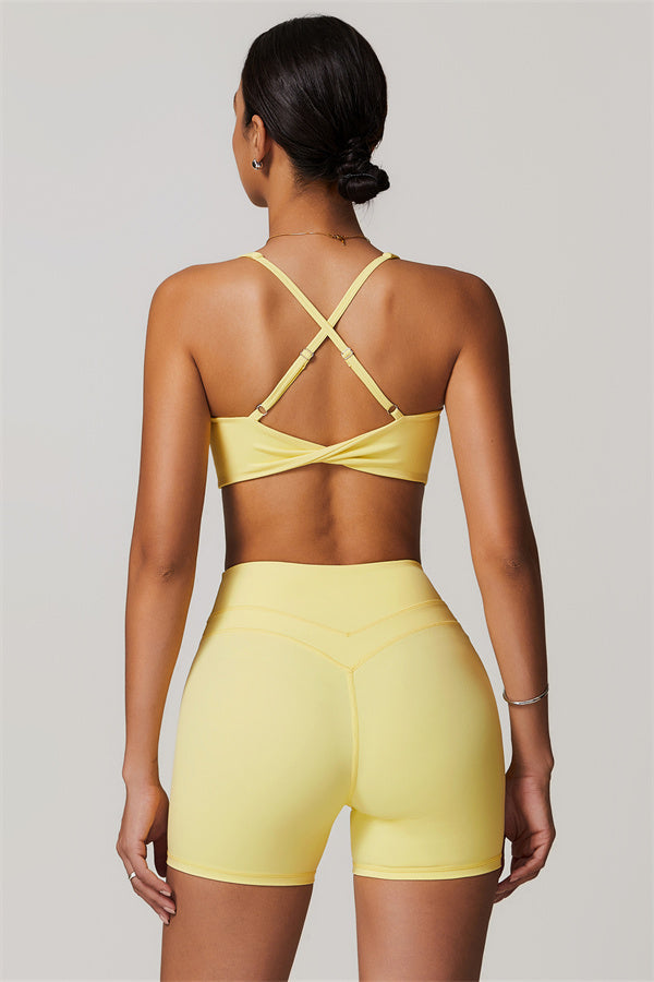 The Enigma Sports Bra Shorts 2-Piece Set - Glamourous Grace