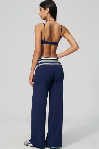 The Enliven Sports Bra Straight Leg Pants 2-Piece Set