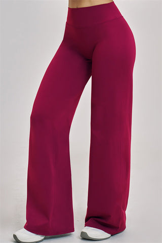 The Swoon Long Sleeve Crop top Flared Leggings 2-Piece Set
