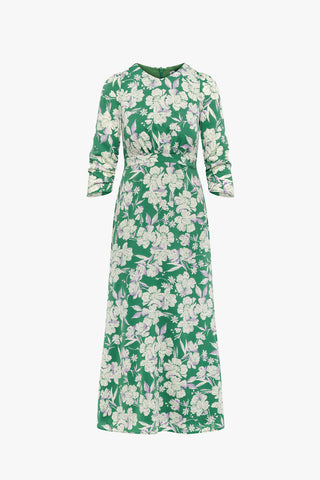 Olivia Midi- Green and White