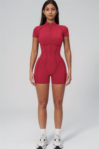 The Anew Zipper Romper