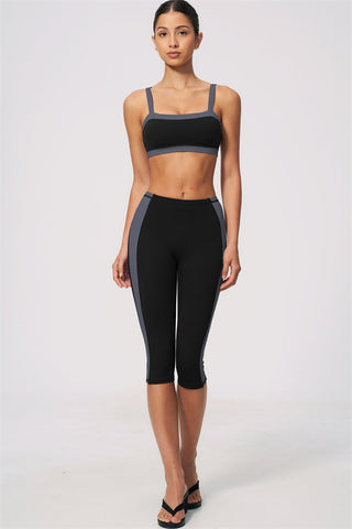 The Sandstone Sports Bra Capri Leggings 2-Piece Set