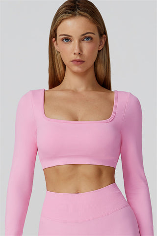 The Reign Long Sleeve Crop Top Leggings 2-Piece Set