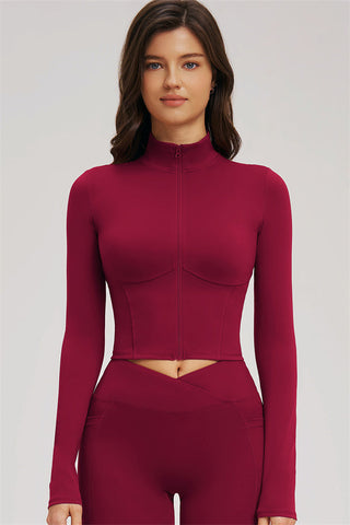 The Sizzle Zip Jacket Sports Bra Shorts 3-Piece Set