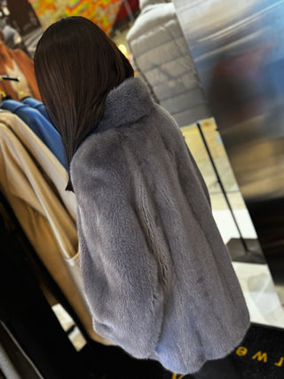 Genuine Scandinavian Mink Fur Coat