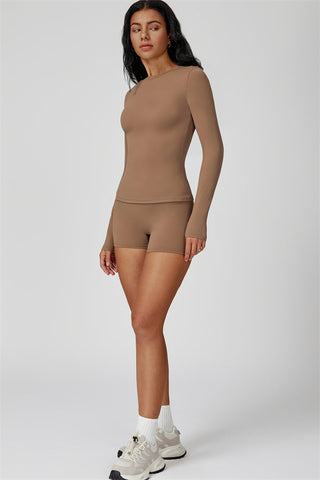 The Oasis Long Sleeve T-shirt Shorts 2-Piece Set