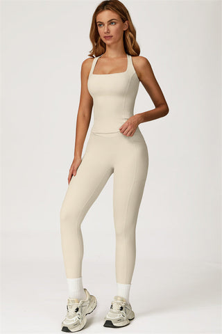 The Glacier Crop Tank Leggings 2-Piece Set