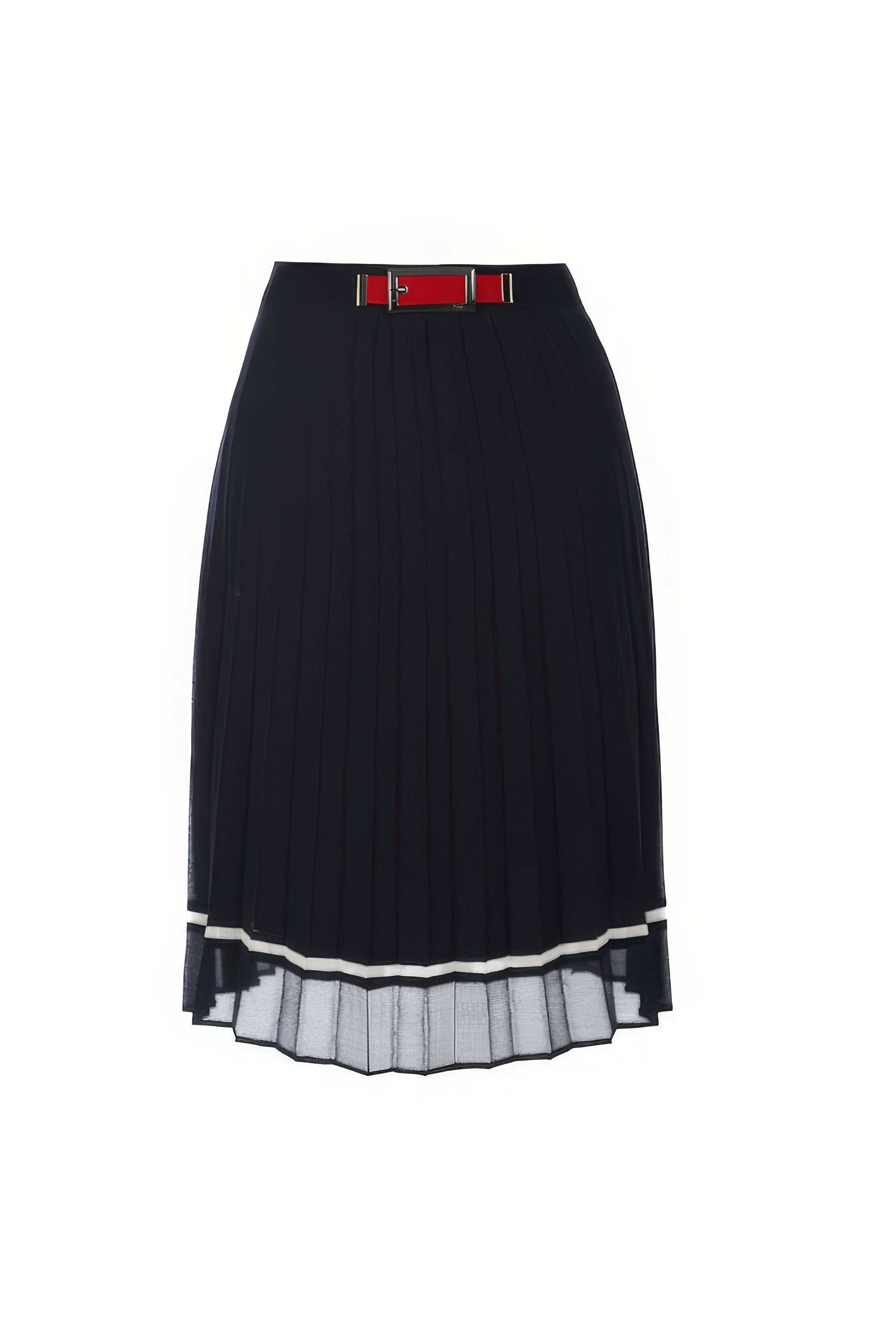 Navy Pleated Skirt, Lola