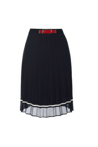 Navy Pleated Skirt, Lola