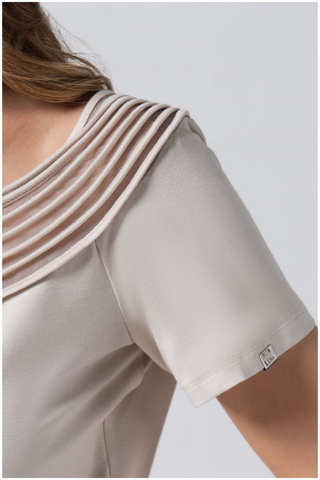 Beige Business Blouse, Lola
