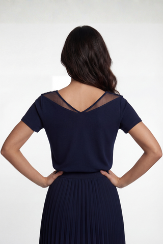 Navy Business Blouse, Lola