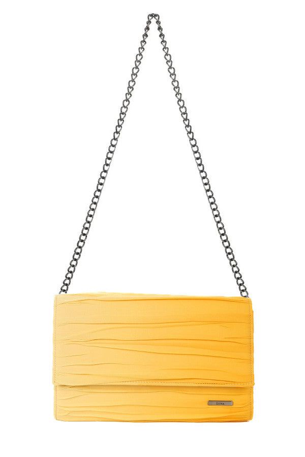 Yellow Evening Clutch Bag, Julia