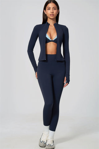 The Seraphine Jacket Sports Bra Leggings 3-Piece Set