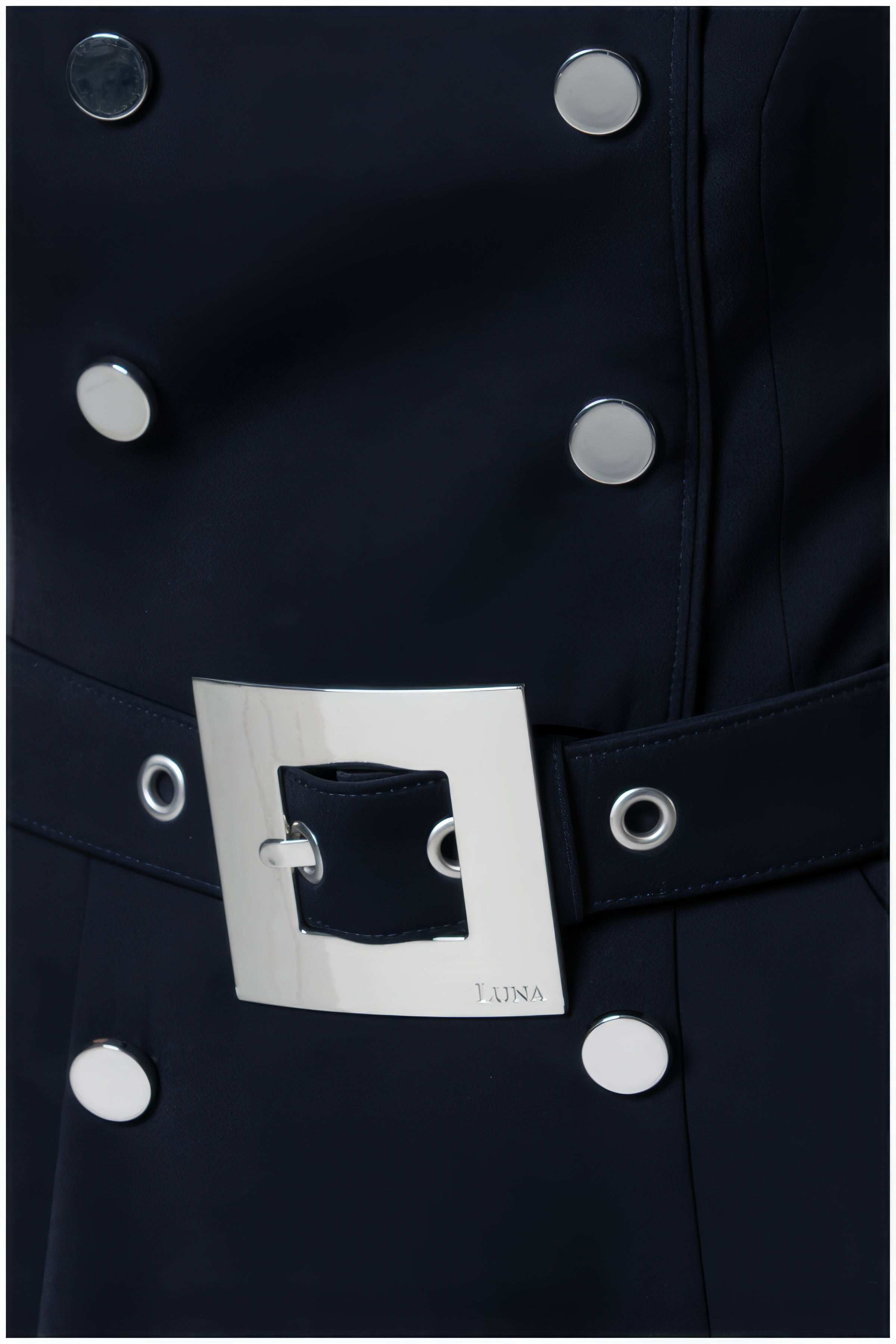 Navy Off-Shoulder Dress, Greta