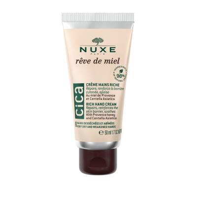 Nuxe Reve De Miel: Intensive Honey Hand Cream for Dry, Damaged Skin | Repairing & Moisturizing with Centella Asiatica - Glamourous Grace