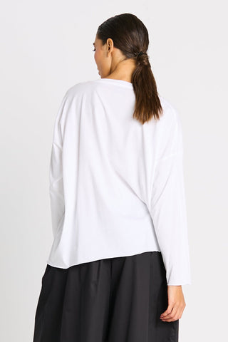 Pima Cotton "Solar" Luxury Boxy Tee - As Shown - Glamourous Grace