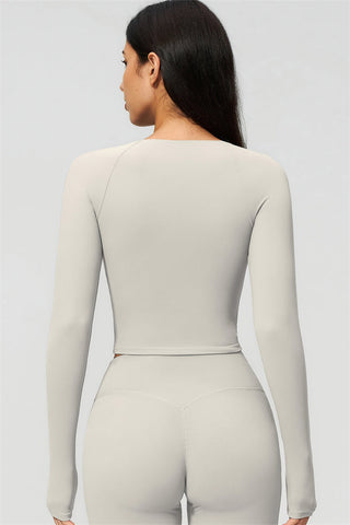 The Lox Long Sleeve Crop top Leggings 2-Piece Set